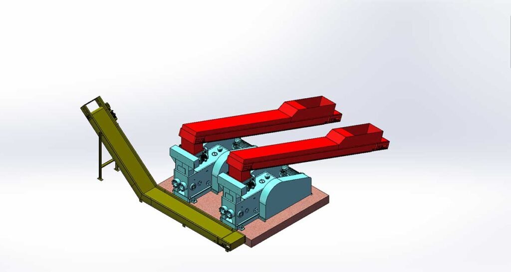 Briquette-machine-structure-drawing