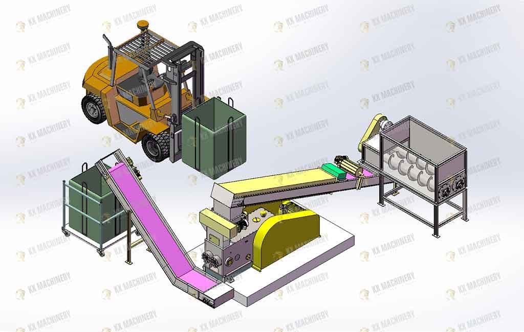 wood briquette machine drawing