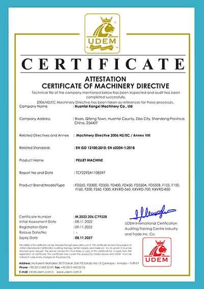 kx-pellet-mill-ce-certificate